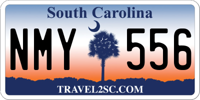 SC license plate NMY556
