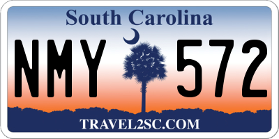 SC license plate NMY572