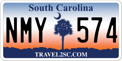 SC license plate NMY574