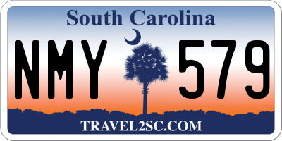 SC license plate NMY579