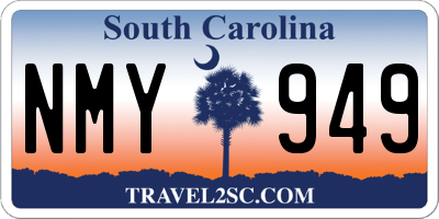 SC license plate NMY949