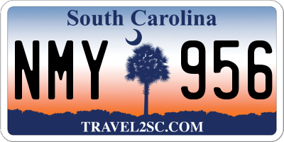 SC license plate NMY956