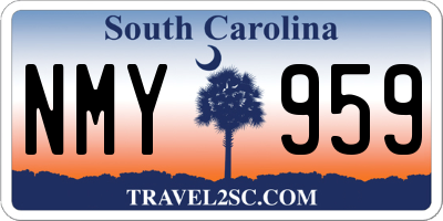 SC license plate NMY959