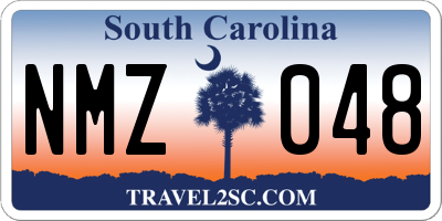 SC license plate NMZ048