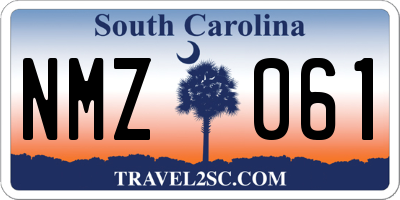 SC license plate NMZ061