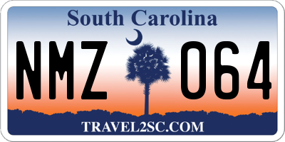 SC license plate NMZ064