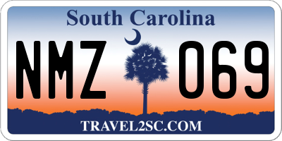 SC license plate NMZ069