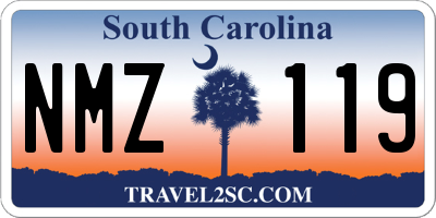 SC license plate NMZ119
