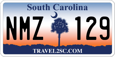 SC license plate NMZ129