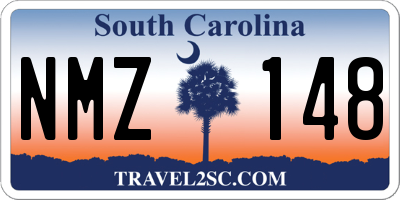 SC license plate NMZ148