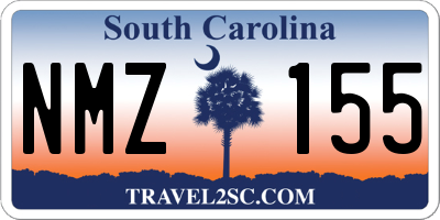 SC license plate NMZ155