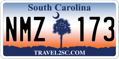 SC license plate NMZ173
