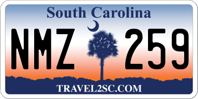 SC license plate NMZ259