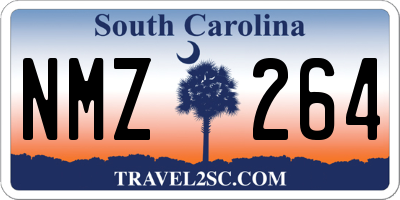 SC license plate NMZ264