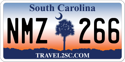 SC license plate NMZ266