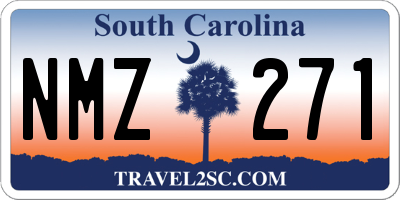 SC license plate NMZ271