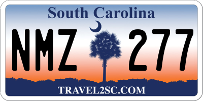 SC license plate NMZ277