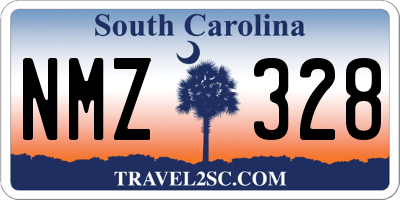 SC license plate NMZ328