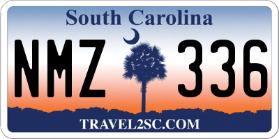 SC license plate NMZ336