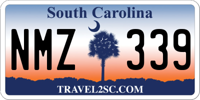 SC license plate NMZ339