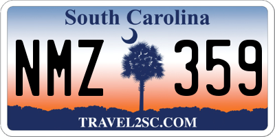 SC license plate NMZ359