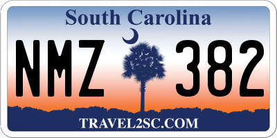 SC license plate NMZ382