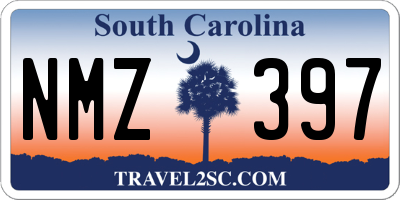 SC license plate NMZ397