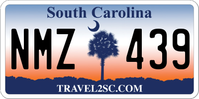 SC license plate NMZ439