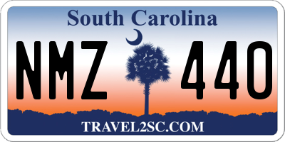 SC license plate NMZ440