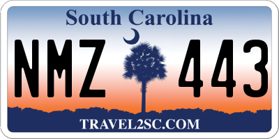SC license plate NMZ443