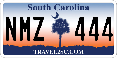 SC license plate NMZ444