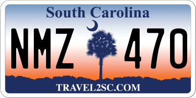 SC license plate NMZ470