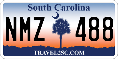 SC license plate NMZ488