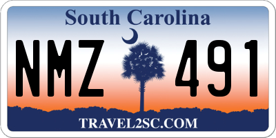 SC license plate NMZ491