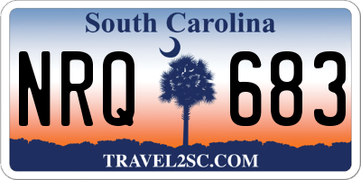 SC license plate NRQ683