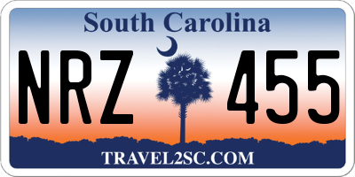 SC license plate NRZ455