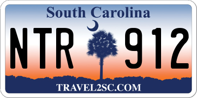 SC license plate NTR912