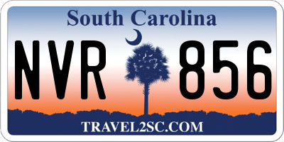 SC license plate NVR856