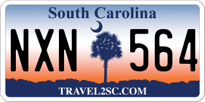SC license plate NXN564