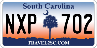 SC license plate NXP702