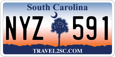SC license plate NYZ591