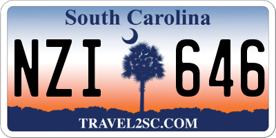 SC license plate NZI646