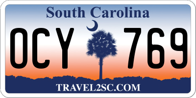 SC license plate OCY769