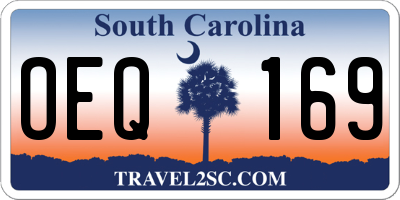 SC license plate OEQ169