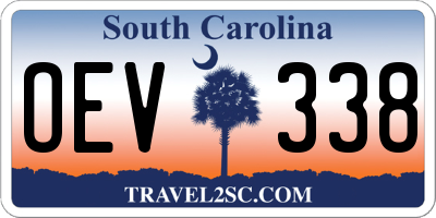 SC license plate OEV338