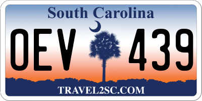SC license plate OEV439