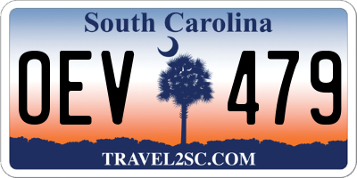 SC license plate OEV479