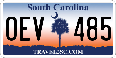 SC license plate OEV485