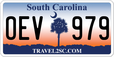 SC license plate OEV979