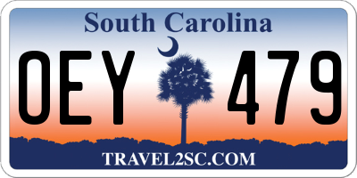 SC license plate OEY479
